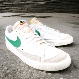 Nike Blazer Low '77 Vintage B-GRADE  Men's shoes White Green DA6364 115 Size 8.5